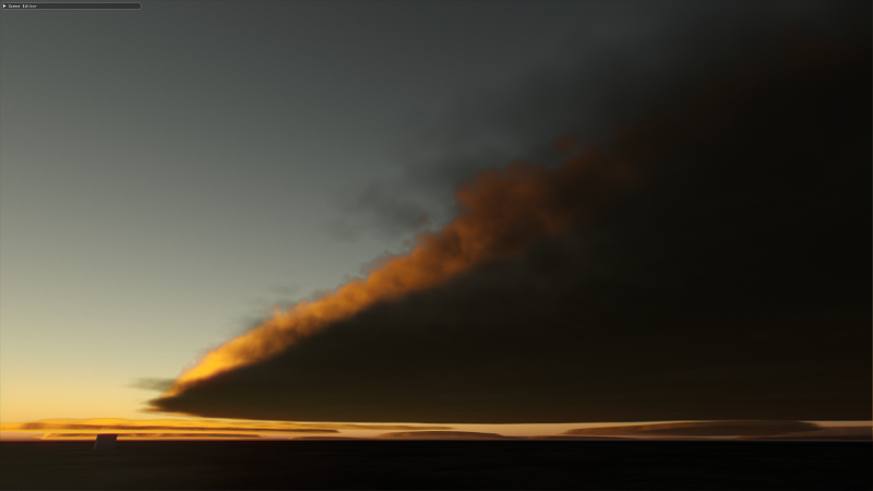 Clouds With Earth Shadow